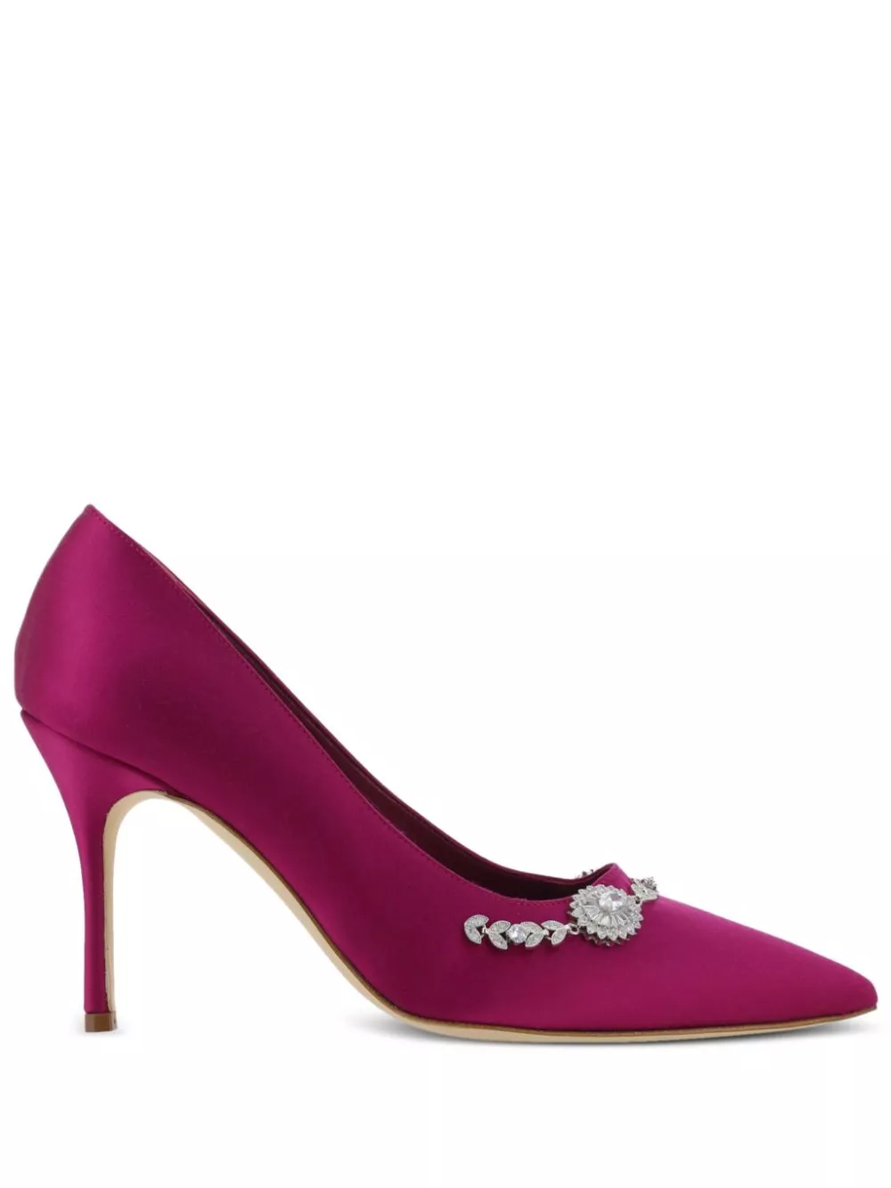 Manolo Blahnik 90mm Lamik satin pumps Women 0113