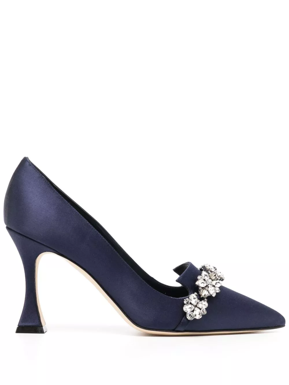 Manolo Blahnik 90mm crystal-embellished pumps Women 0113