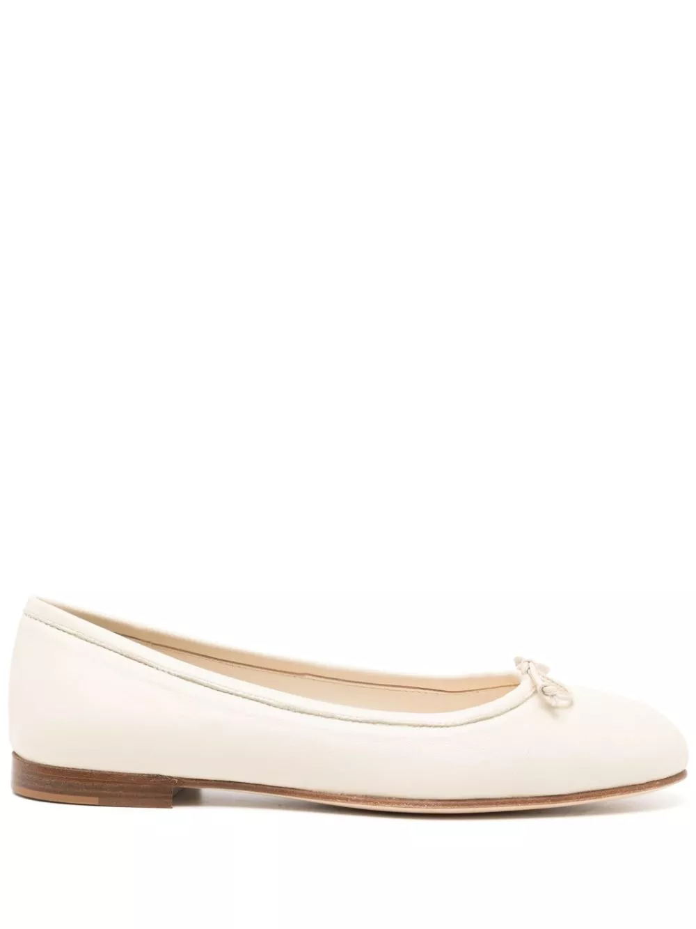 Manolo Blahnik Veralli leather ballerina flats Women 0118